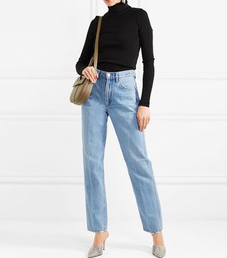 Goldsign + The Classic Fit High-Rise Straight-Leg Jeans