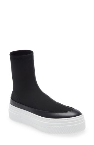 Khaite + The Ludlow High Top Platform Sneaker