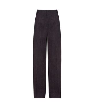 Victoria Beckham + Cotton and Linen-Blend Pants