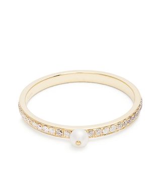 Anissa Kermiche + Perle Rare Diamond, Pearl & Yellow-Gold Ring