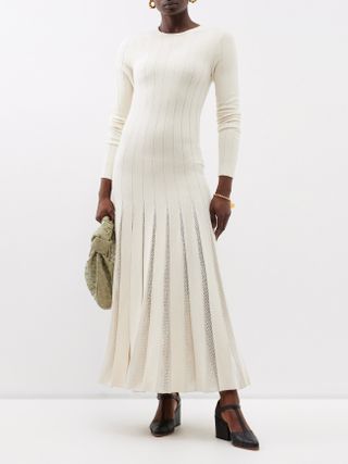 Gabriela Hearst + Walsh Nomad Knitted Wool Dress