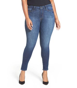 Good American + Good Legs High Rise Skinny Jeans