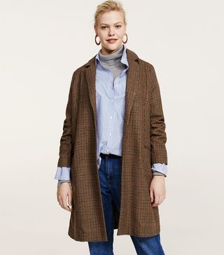 Violeta by Mango + Micro houndstooth coat