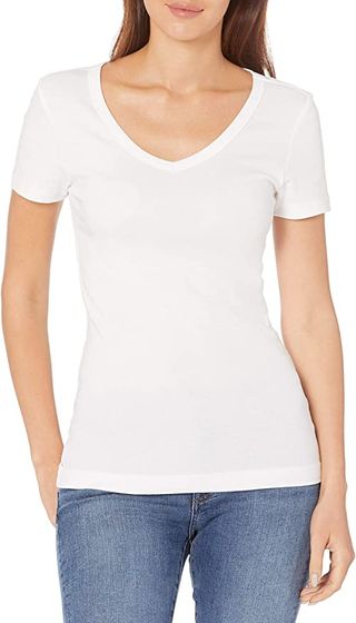 Amazon + 2-Pack Short-Sleeve V-Neck T-Shirt