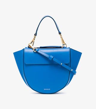 Wandler + Mini Blue Hortensia Shoulder Bag
