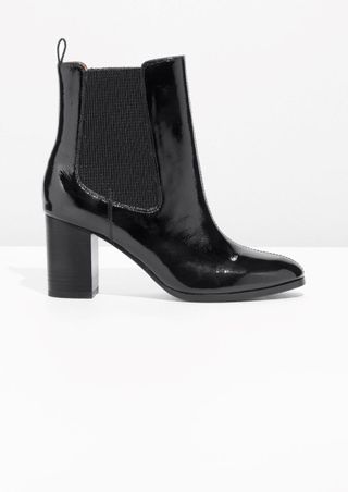 & Other Stories + Patent Leather Chelsea Boot