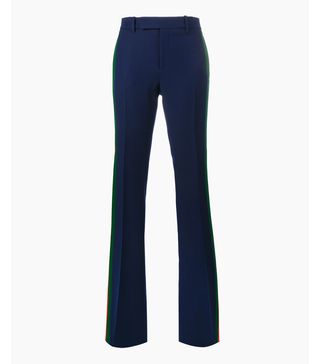 Gucci + High Waisted Flared Trousers