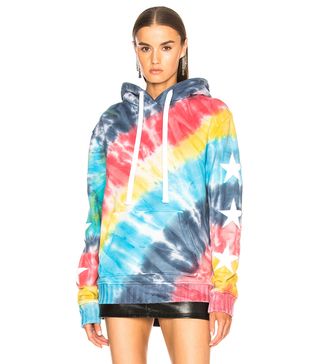 AMIRI + Rainbow Star Pullover Hoodie