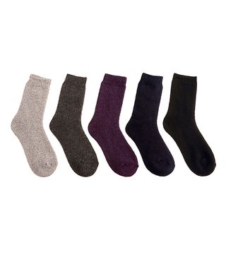 Color City + Super Thick Soft Knit Wool Warm Winter Crew Socks