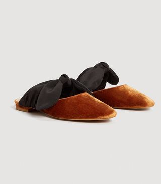 Mango + Knot Velvet Shoes