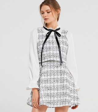 Storets + Julia Tweed Overlay Dress