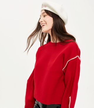 Topshop + Bold Sleeve Sweater