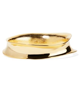 Kenneth Jay Lane + Gold-Plated Bangle