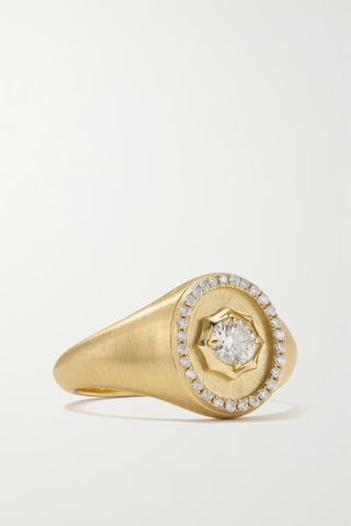 Jade Trau + Sophisticate 18-Karat Gold Diamond Ring