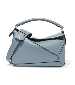 Loewe + Puzzle Small Textured-leather Shoulder Bag