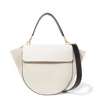 Wandler + Hortensia Smooth And Textured-Leather Shoulder Bag