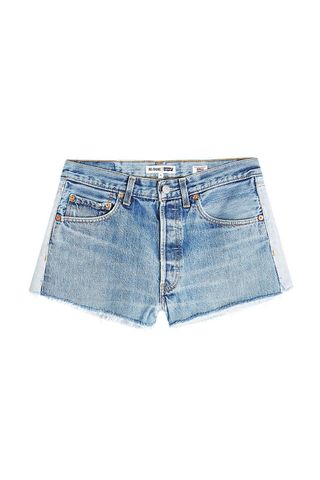 Re/Done + Cut-Off Denim Shorts