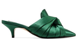 No.21 + Knotted Satin Mules