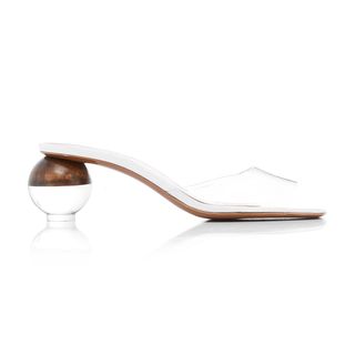 Neous + Opus PVC-Trimmed Leather Sandals