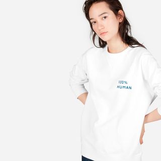 Everlane + Human Pride Unisex French Terry Sweatshirt in Small Print