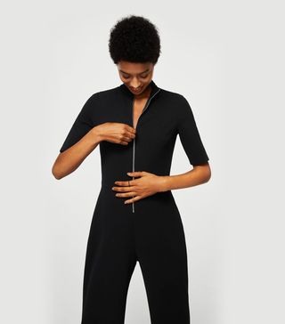 Mango + Zip Long Jumpsuit