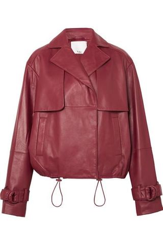 Tibi + Leather Jacket