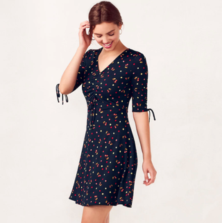 LC Lauren Conrad + Print Fit and Flare Dress