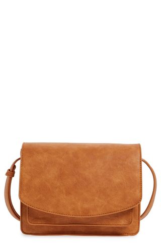 Sole Society + Michelle Faux Leather Crossbody Bag