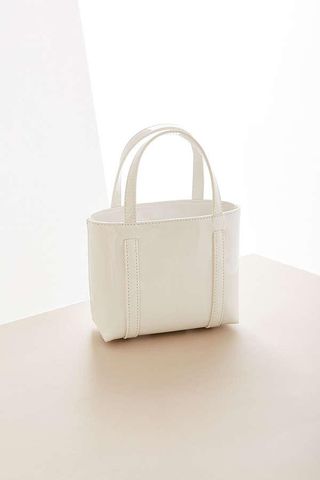 Urban Outfitters + Patent Vegan Leather Mini Tote Bag