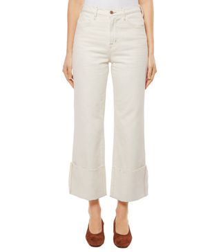 J Brand + Joan High-Rise Wide Leg Crop