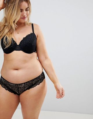 ASOS + Rita Lace Mix and Match Underwire Bra Set in Black
