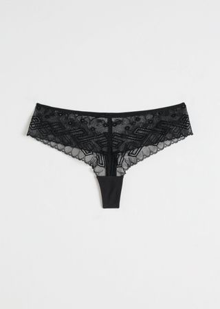 & Other Stories + Zig Zag Lace Tanga Briefs