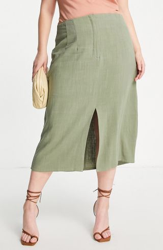 Asos Design + Midi Skirt