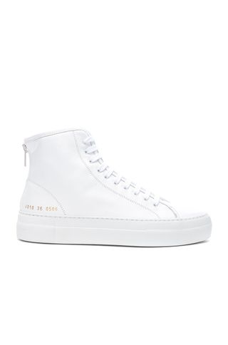 Common Projects + Leather High Tournament Super Sneakers