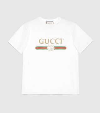 Gucci + Logo Cotton T-Shirt