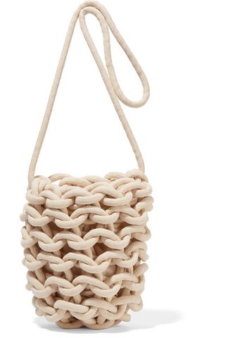 Alienina + Woven Cotton Shoulder Bag