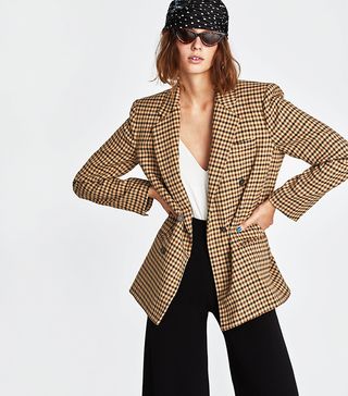 Zara + Check Jacket