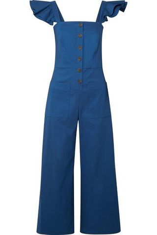 Sea + Callie Ruffle-Trimmed Woven Jumpsuit