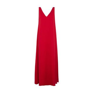 Valentino + Draped Wool-crepe Gown