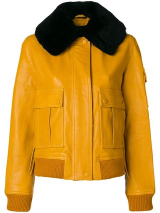 Victoria Victoria Beckham + Fur Collar Jacket
