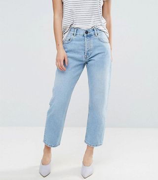 ASOS Petite + Florence Authentic Straight Leg Jeans