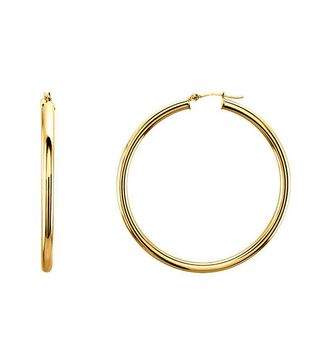 Ring Concierge + 3mm Gold Tube Hoops