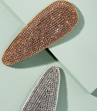 Anthropologie + Set of Two Embellished Hair Clips