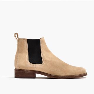 Madewell + The Ainsley Chelsea Boot in Suede