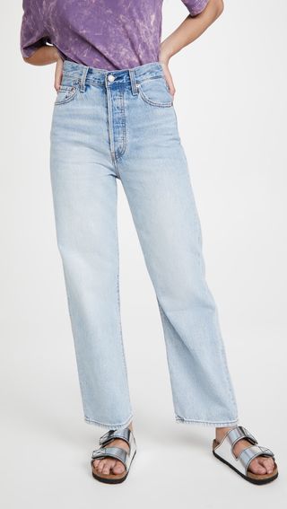 Levi's + Ribcage Straight Ankle Jeans