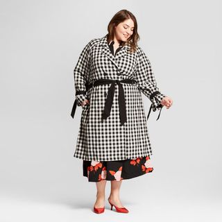 Who What Wear + Plus Size Modern Trench Coat