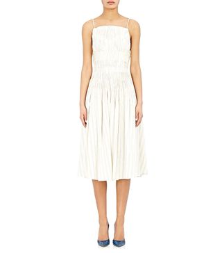 Brock Collection + Striped Open-Back Dress