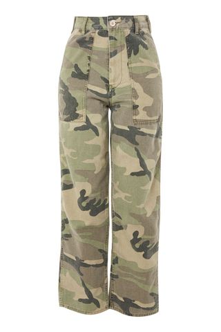 Topshop + Camouflage Utility Trousers