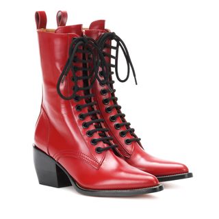 Chloé + Rylee Medium Leather Ankle Boots