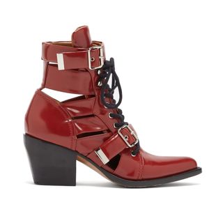 Chloé + Rylee Leather Ankle Boots